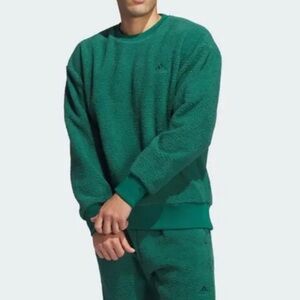 NWT Adidas Coze Pullover Sweater, Collegiate Green, Men’s Size Small